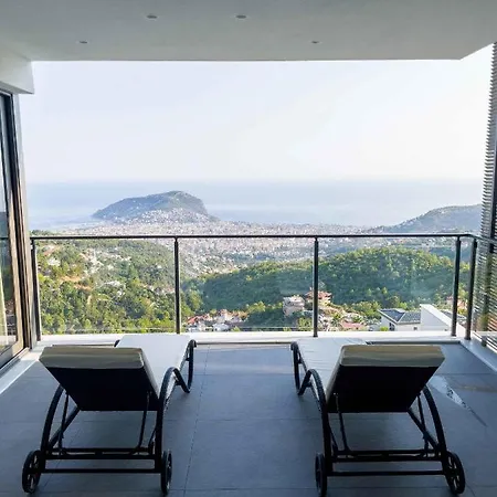 فيلة 5 Star Alanya Mansion With Majestic Sea And Castle Views, White Wings Mansion 1001