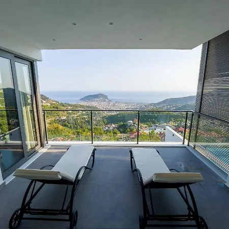 فيلة 5 Star Alanya Mansion With Majestic Sea And Castle Views, White Wings Mansion 1001