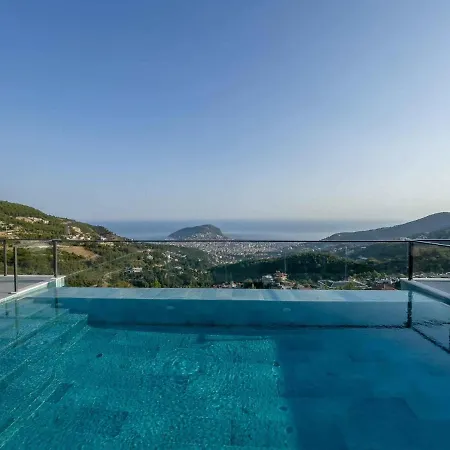 فيلة 5 Star Alanya Mansion With Majestic Sea And Castle Views, White Wings Mansion 1001