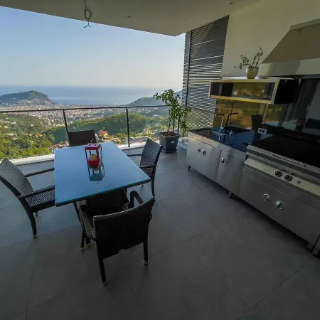 فيلة 5 Star Alanya Mansion With Majestic Sea And Castle Views, White Wings Mansion 1001 ألانيا